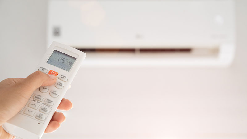 How to set AC temperature settings for cooling