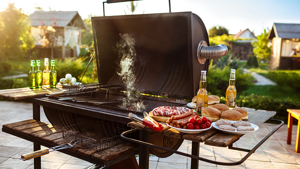 barbecue - energy saving tip - cook outdoors when its hot