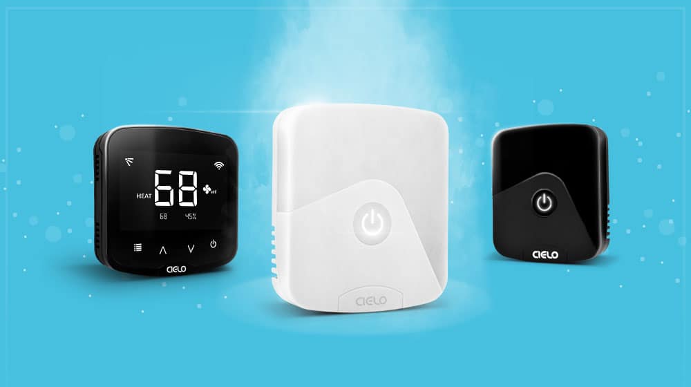 White Cielo Breez Eco smart AC controller with wifi