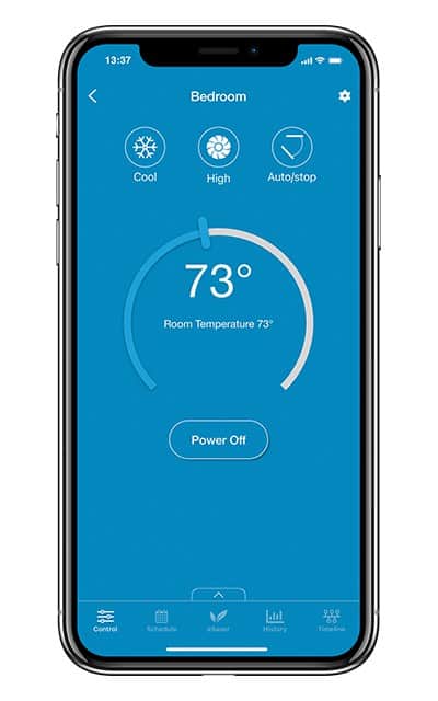 Control your air conditioner remotely with Cielo Breezi.