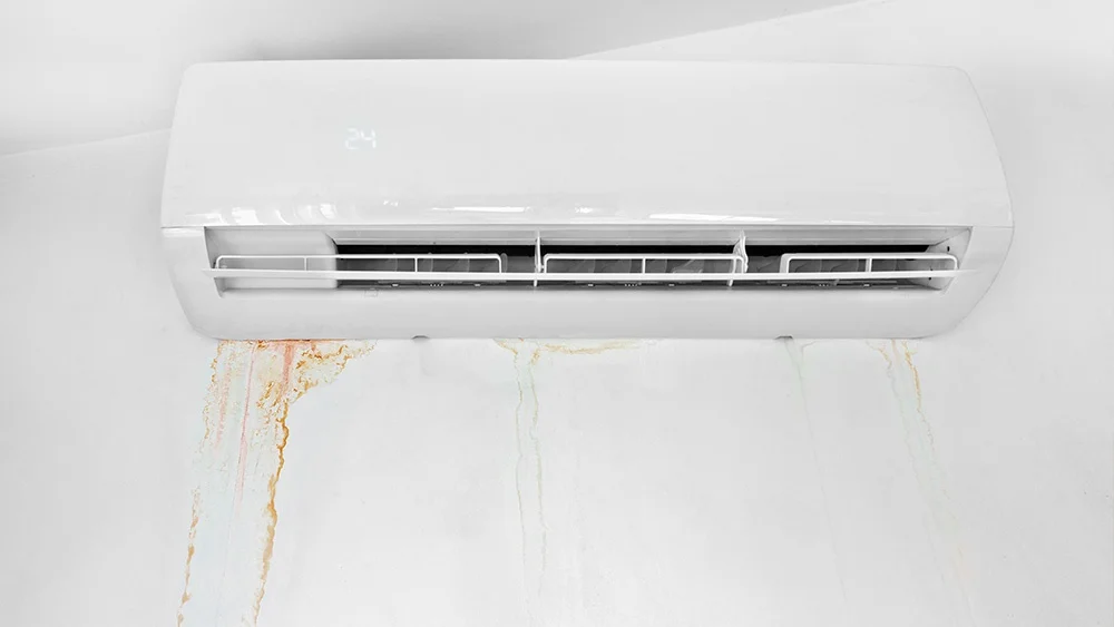 Air conditioner leaking water - heat pump troubleshooting 