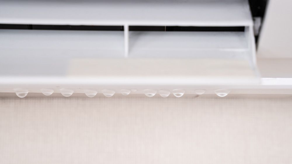 carrier air conditioner water dripping inside