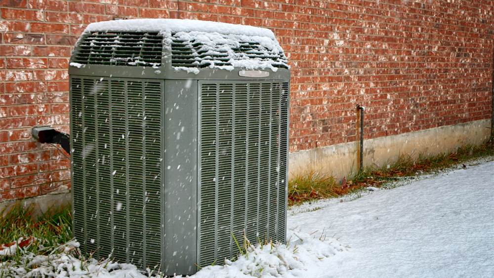 heat pump icing up in winter