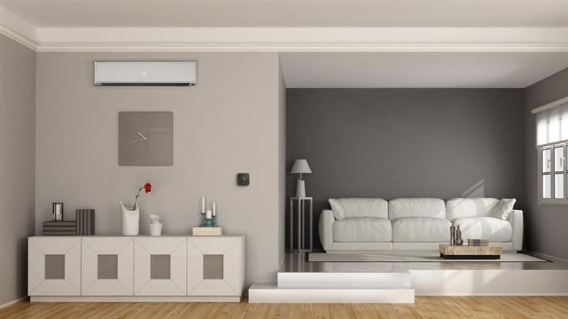 Mini-split in a room paired with Cielo breez max