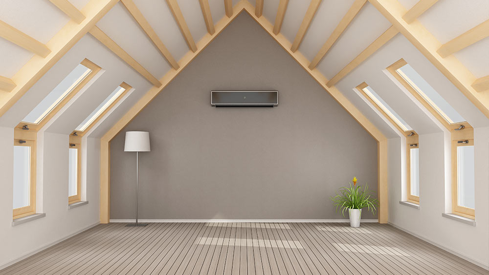 air conditioning unit for attic room