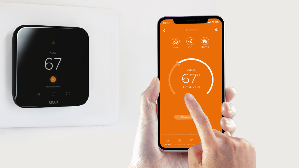 Electronic room thermostat fix night set-back