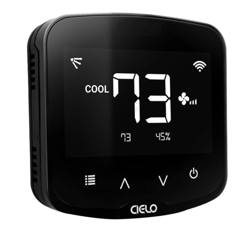 Cielo breez plus smart AC controller with display and on-device buttons