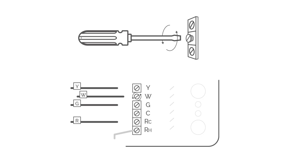 thermostat wire connections