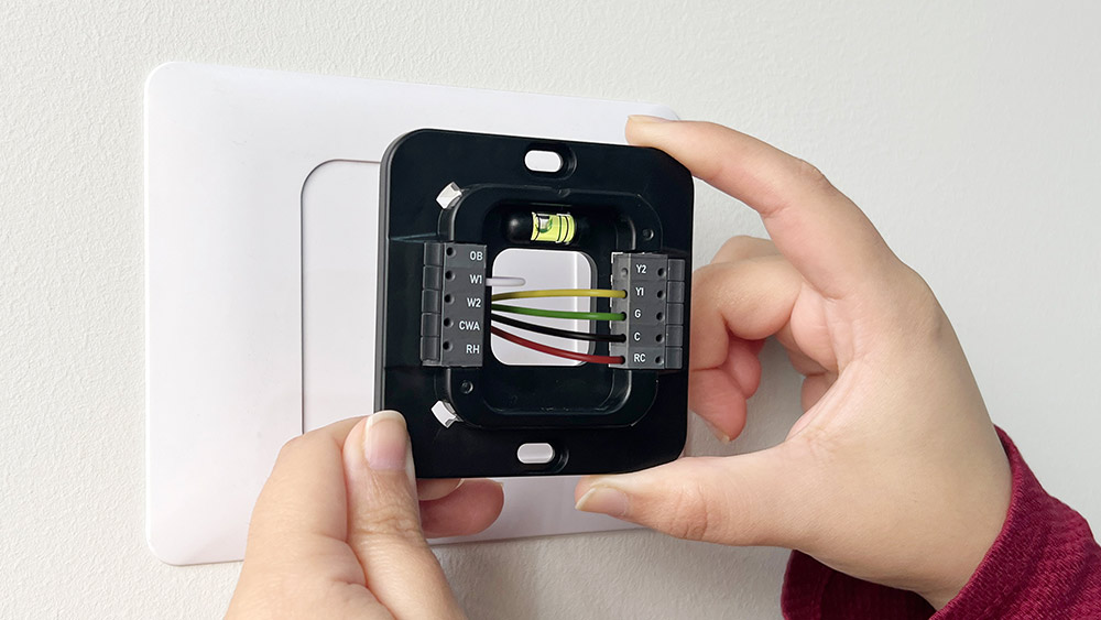 installing cielo smart thermostat backplate