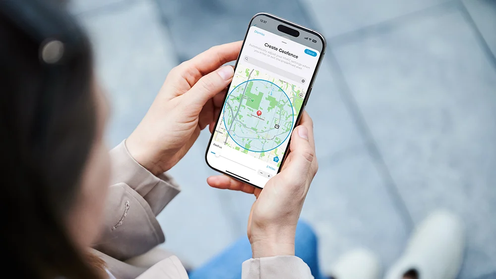 Geofencing feature cielo home app
