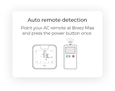 Auto remote detection for Cielo Breez Max