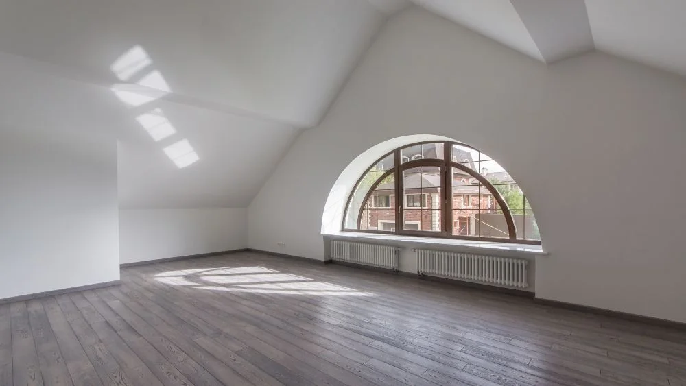 inside of an attic