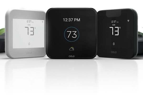 Cielo Smart Thermostat, Cielo Smart Thermostat Eco in white, Cielo Breez Max in black