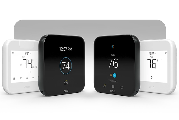 Cielo Smart Thermostat, Cielo Smart Thermostat Eco in white, Cielo Breez Max in Black