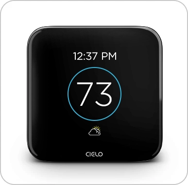 Cielo Smart Thermostat in black
