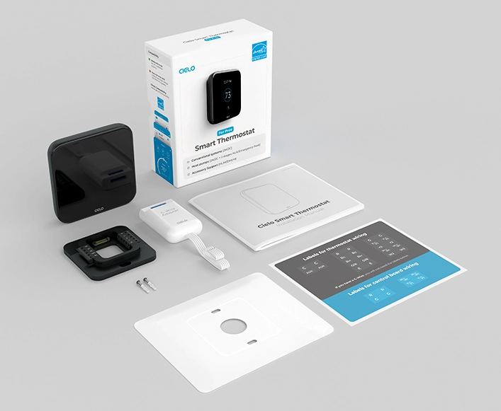 Cielo Smart Thermostat What's in the Box?