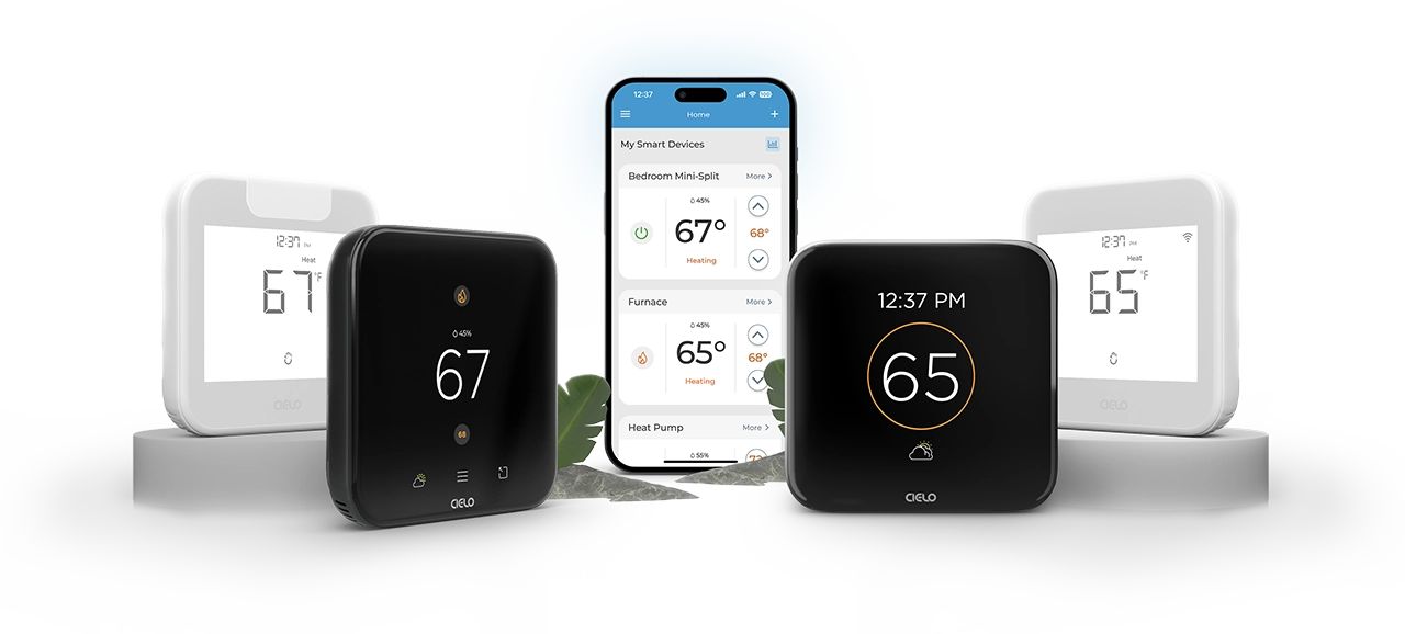 Cielo smart thermostats for mini-splits & central HVAC systems