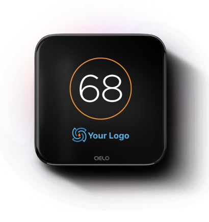 Pro branding on cielo smart thermostat