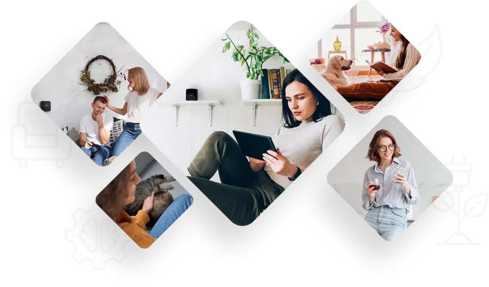 Cielo breez smart AC controllers in different lifestyle settings