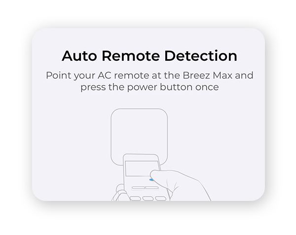 Auto remote detection for Cielo Breez Max